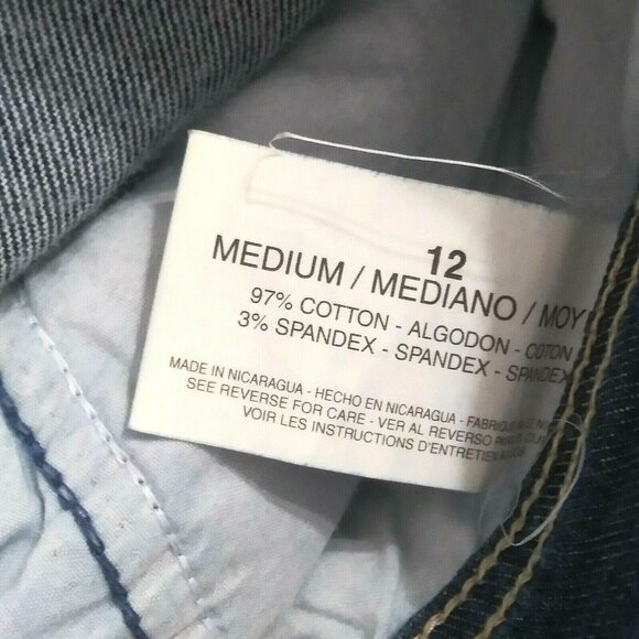 Gloria Vanderbilt Amanda Size 12M Jeans Classic Fit Stretch Dark Wash Denim Styl - Picture 7 of 10